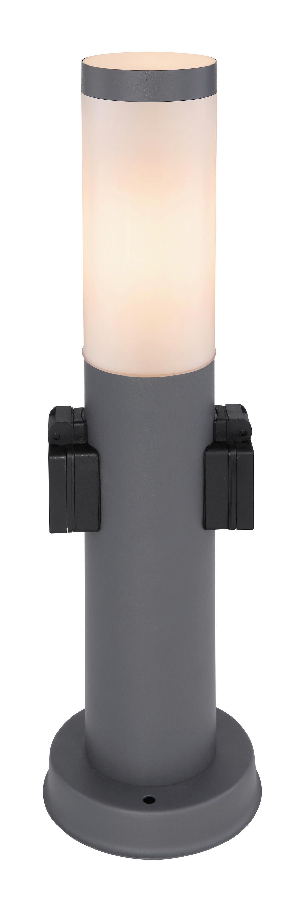 WEGELEUCHTE 3158AK - Anthrazit/Opal, Design, Kunststoff/Metall (12,7/45cm) - Globo
