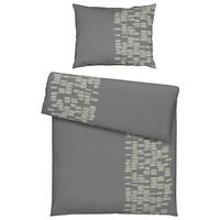 Bettwäscheset Brush Strokes - Anthrazit, Textil (160/210cm) - Modern Living