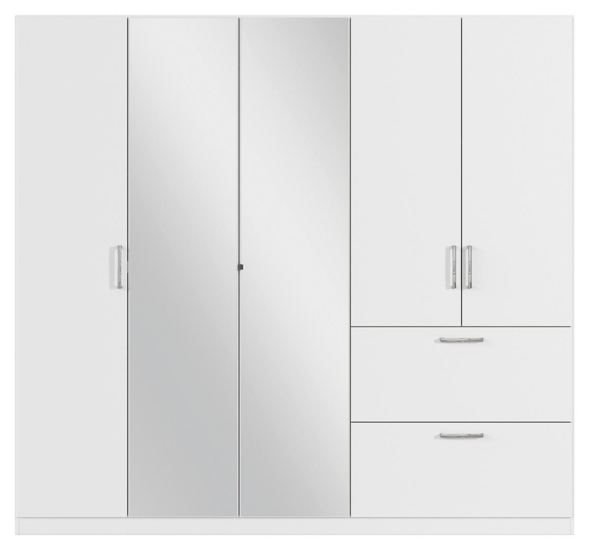 DULAP USI ROTATIVE PADUA - alb, Modern, material pe bază de lemn (225/210/54cm) - Modern Living