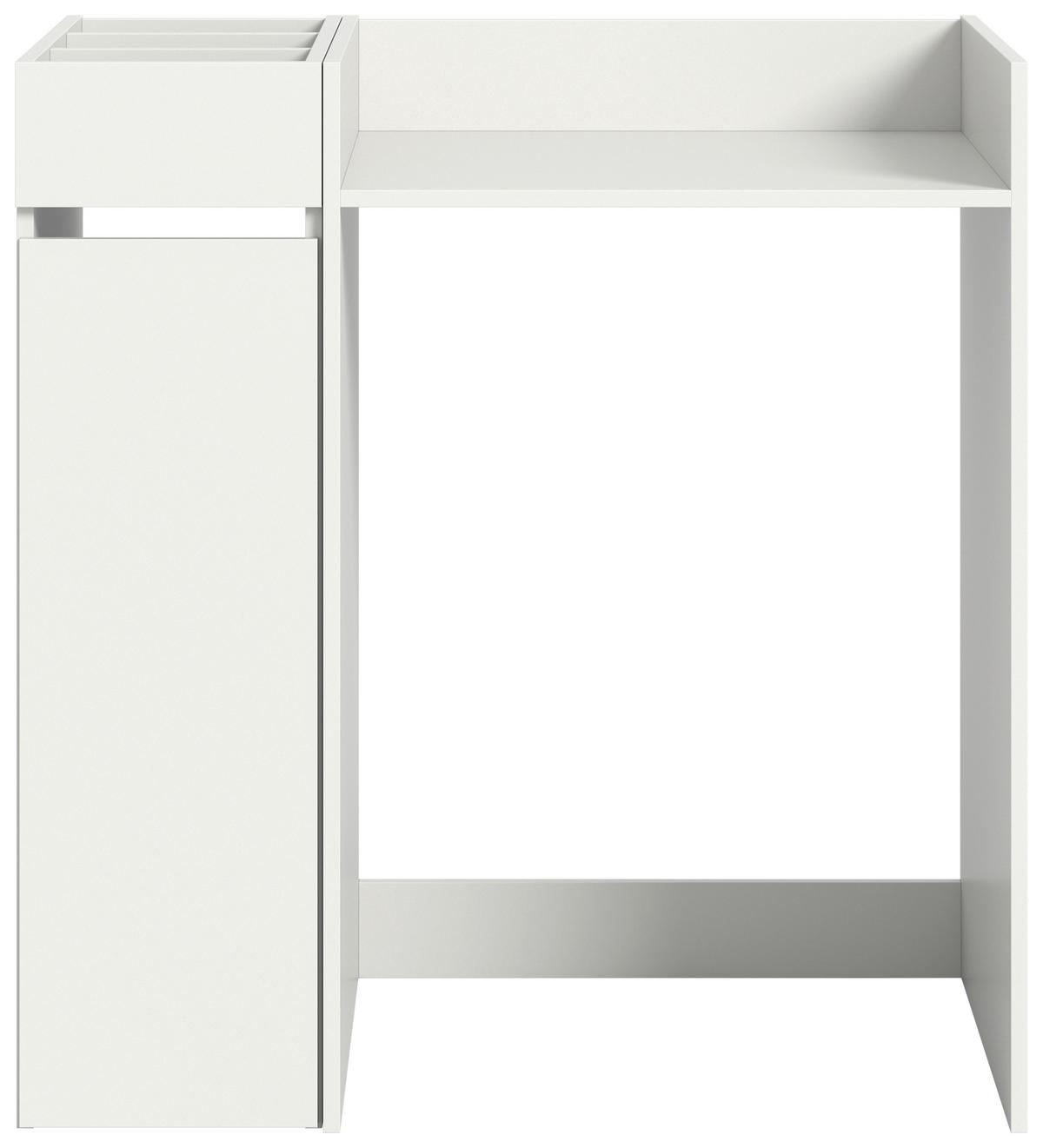 Omarica Za Pralni Stroj Free, Bela - bela, Moderno, leseni material (95/101/60cm) - MID.YOU