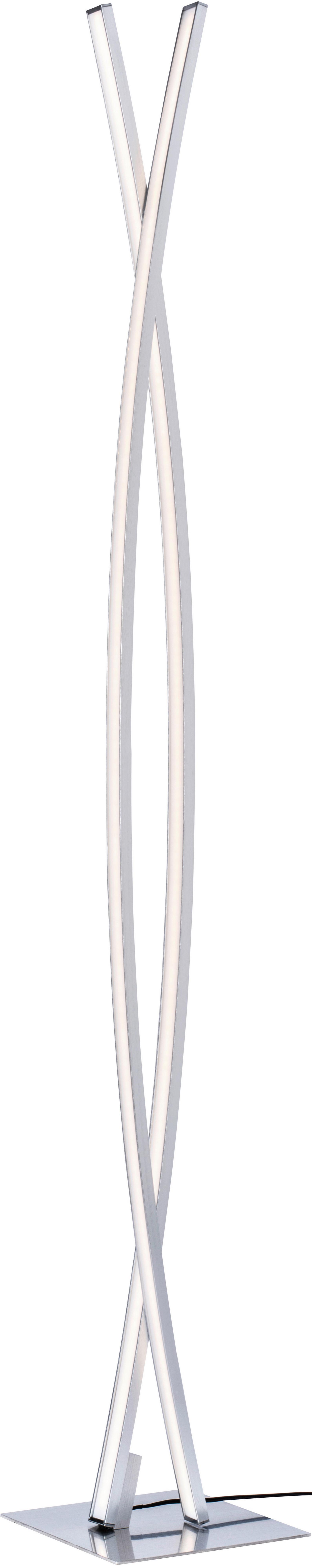 PODNA LED SVJETILJKA TILLO - bijela/boje kroma, Konvencionalno, metal/plastika (18/18/121cm) - Premium Living