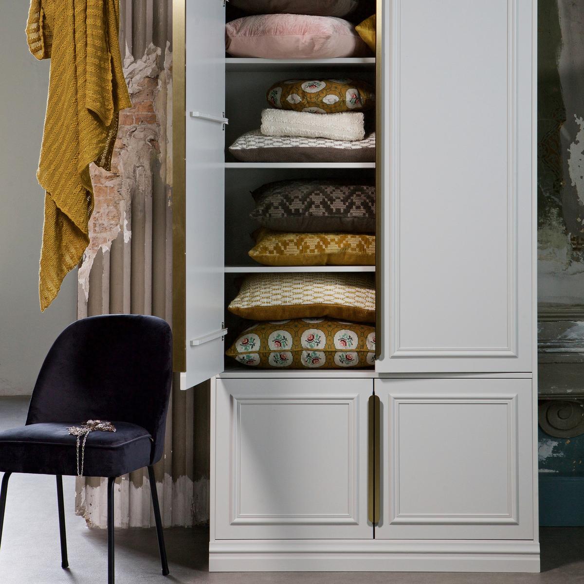Garderobenschrank Organize Hellgrau - Roségold/Hellgrau, Design, Holz/Holzwerkstoff (110/215/62cm) - Livetastic