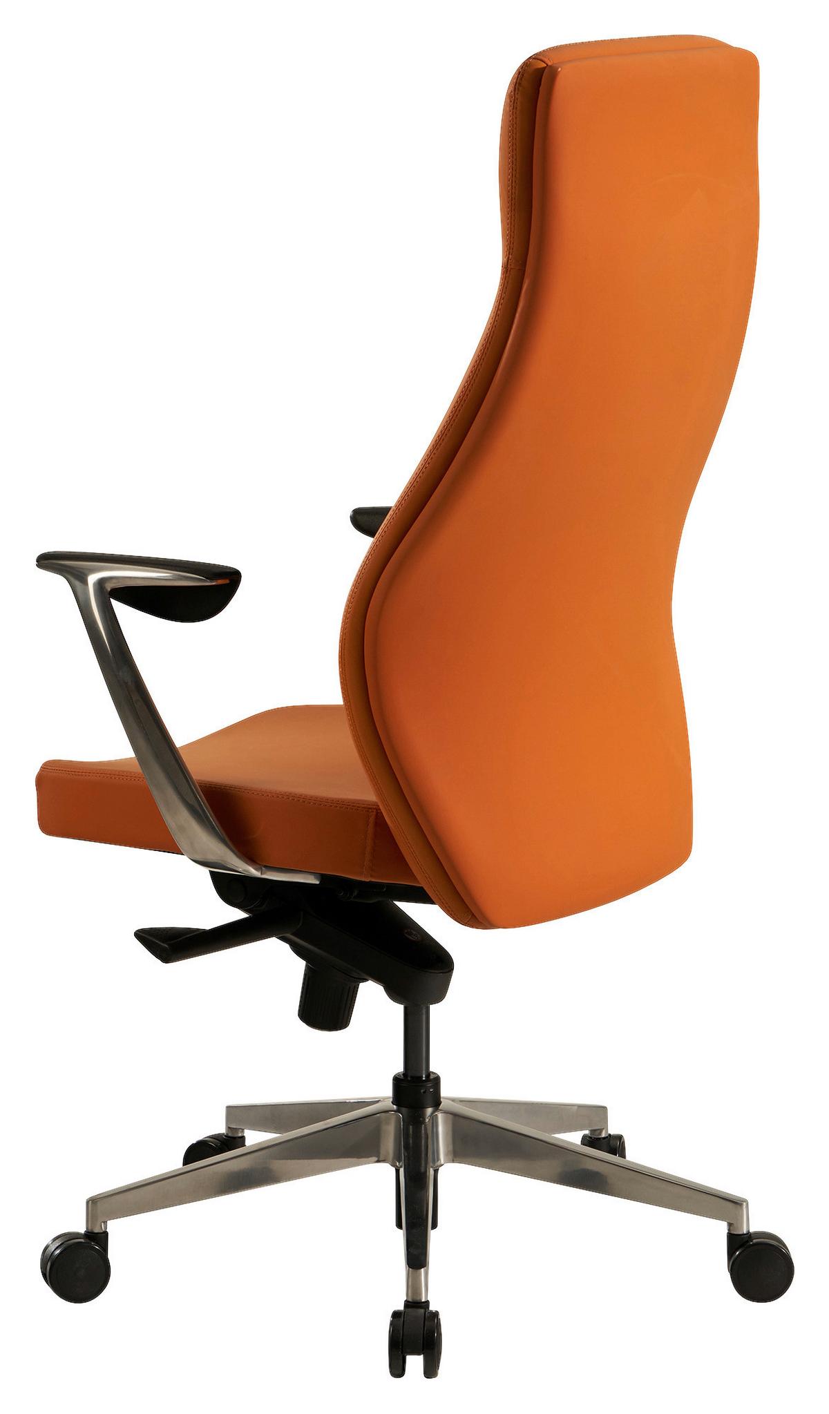 CHEFSESSEL SPM1.449 - Silberfarben/Braun, Design, Kunststoff/Textil (74/125/74cm) - MID.YOU