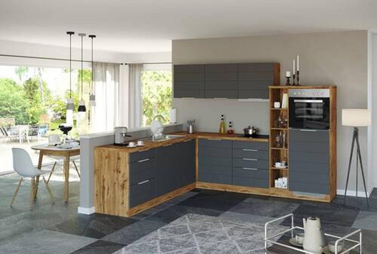 Regal Florenz ca. 30 cm Eiche Wotan Dekor - Eiche Wotan, Design, Holzwerkstoff (30/166/60cm) - Held