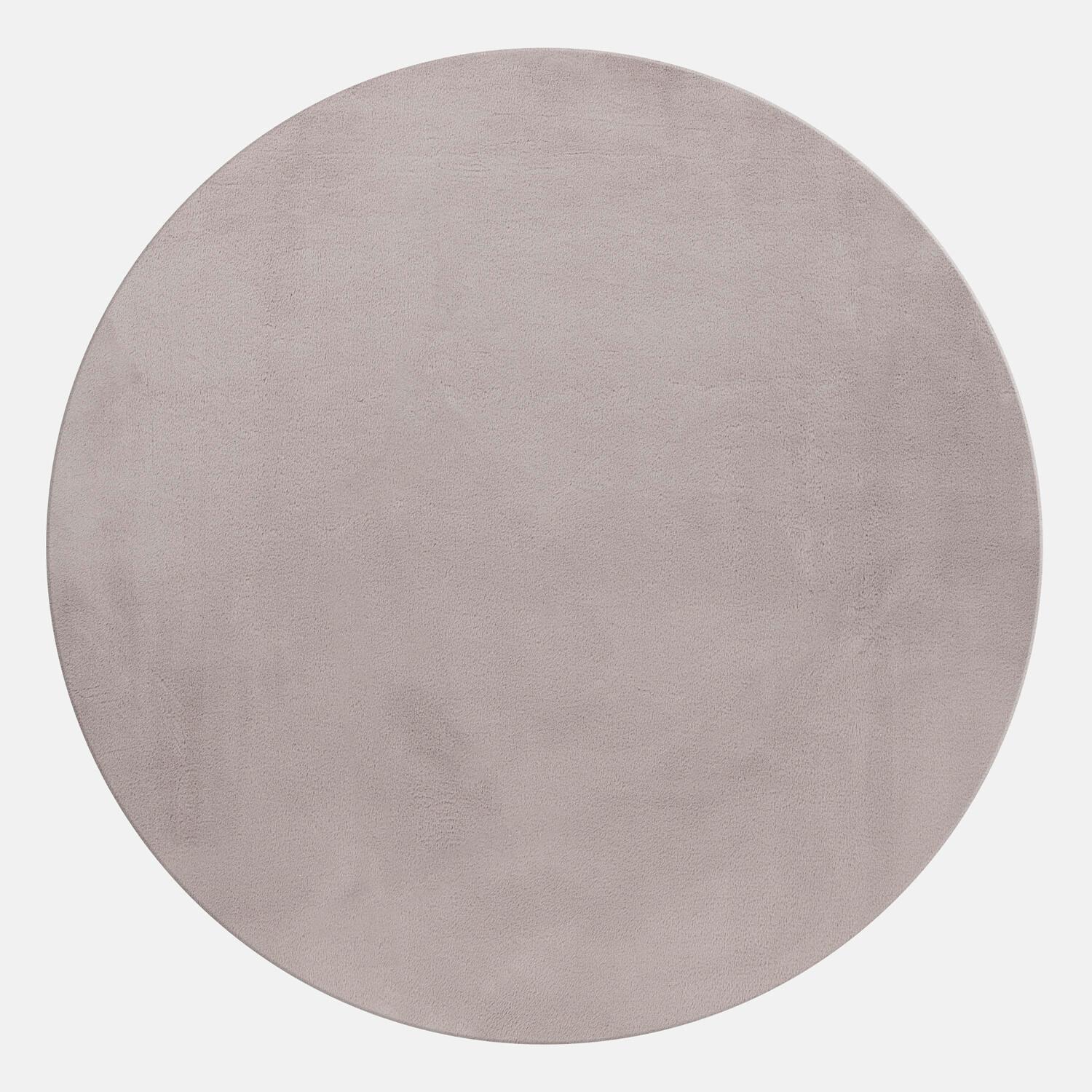 Preproga Z Visokim Florom Pouffy, Bež, 120cm - bež, Basics, tekstil (120/120cm)