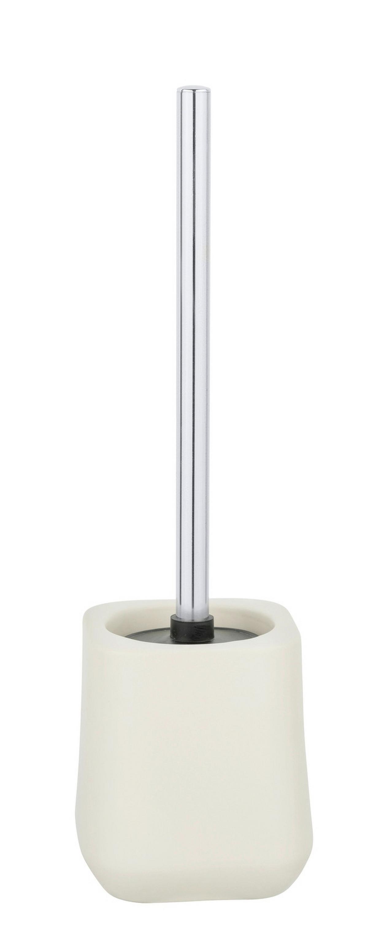 KOMPLET DO WC ADINE - écru/kolor chromowy, Konventionell, tworzywo sztuczne/ceramika (11/38,5/11cm) - Schöner Wohnen