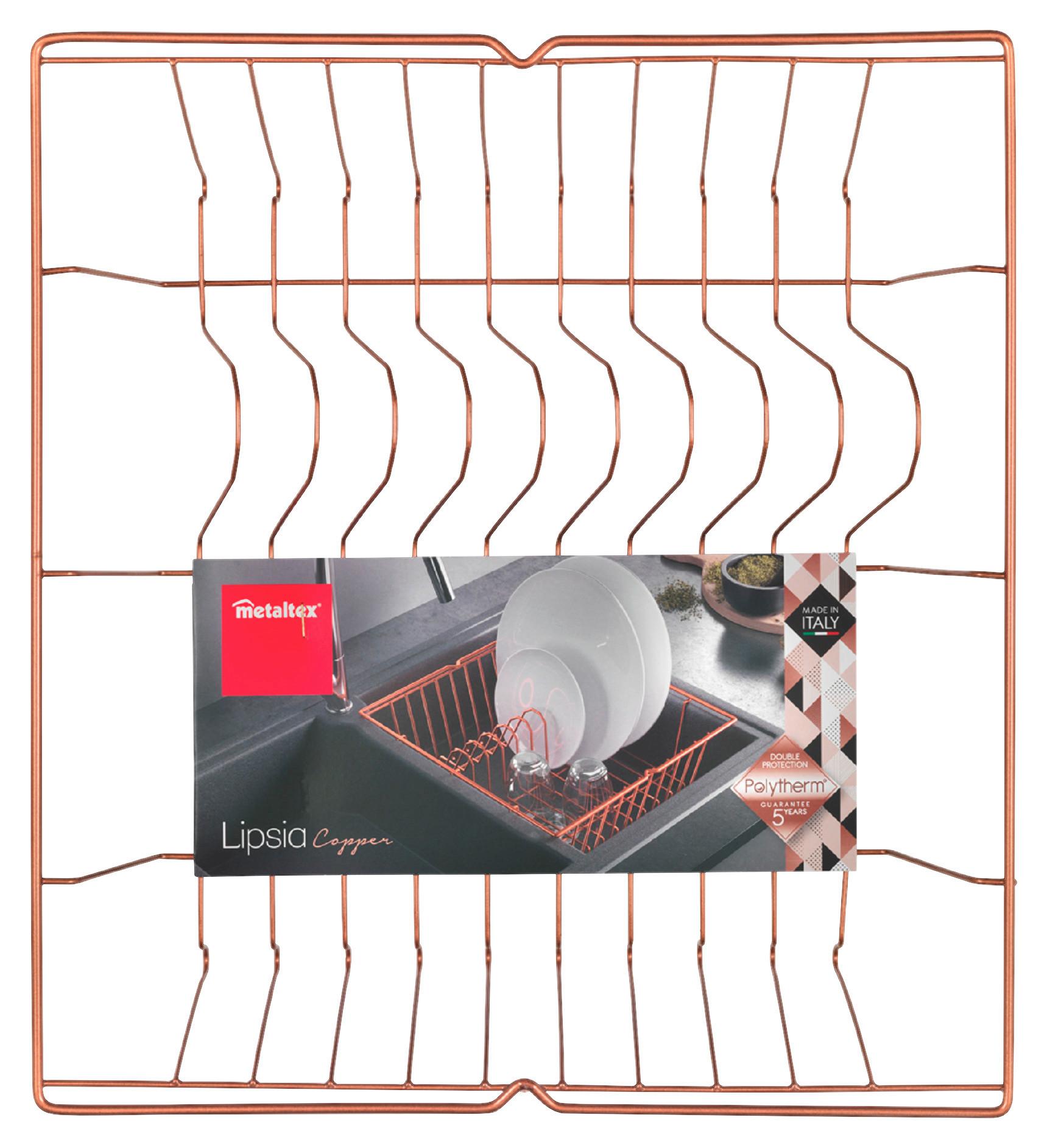 Edénycsepegtető Lipsia Copper - rézszínű, fém (36/33/12cm) - Metaltex