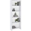 HYLLA KILL BILL III -BASED- - vit, Modern, trämaterial (60/175/24cm) - Based