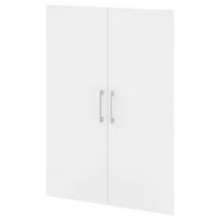 Türenset Big Profi Office - Weiss/Alufarben, Modern, Holzwerkstoff/Metall (77/104/2cm) - Mömax