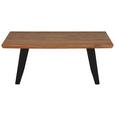 Couchtisch Schwarz/Akaziefarben - Schwarz/Akaziefarben, LIFESTYLE, Holz/Metall (115/45/70cm) - Zandiara Couchtisch Schwarz/Akaziefarben - Schwarz/Akaziefarben, LIFESTYLE, Holz/Metall (115/45/70cm) - Zandiara