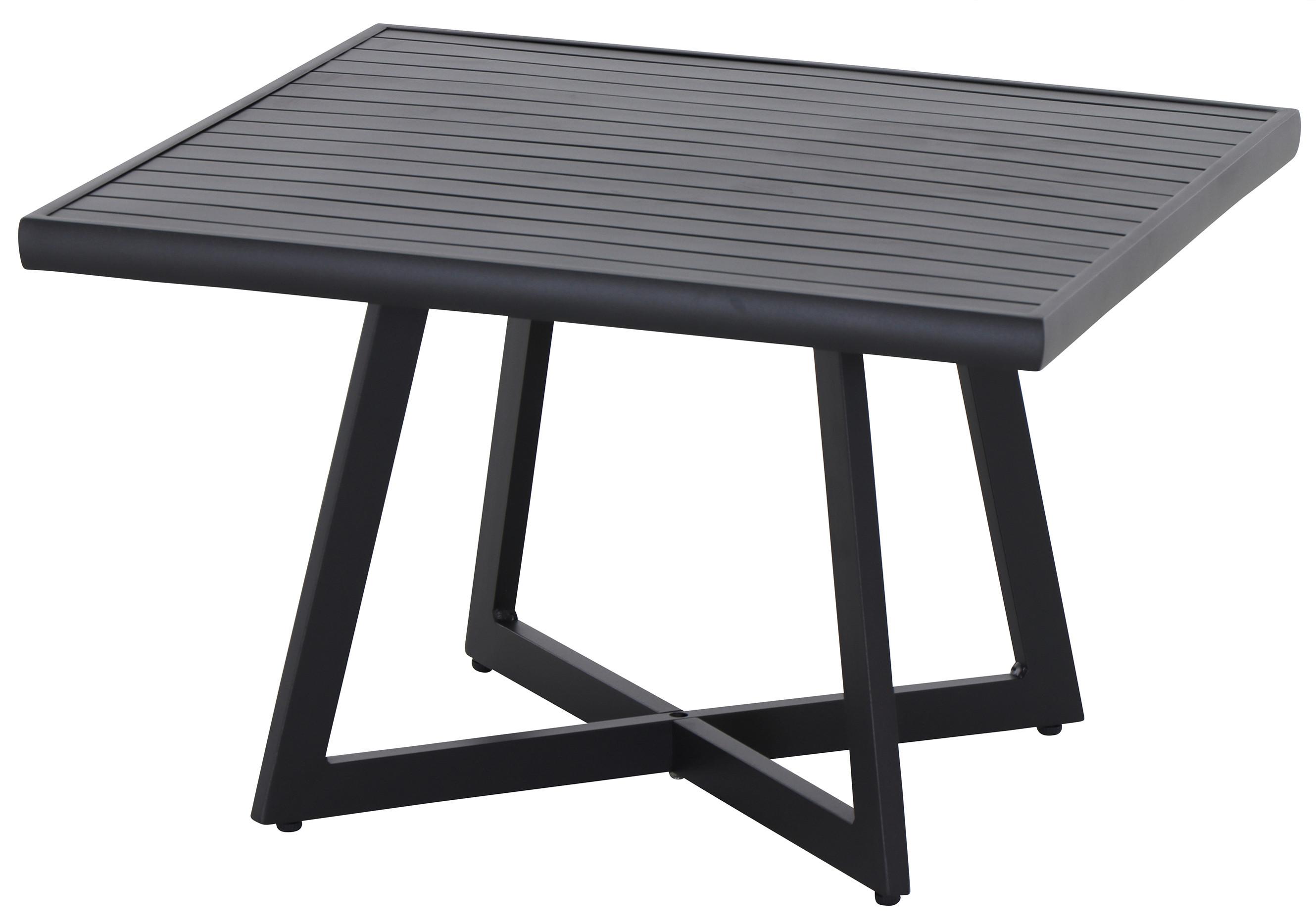 Siena Garden Loungetisch ca.70x70x45cm Anthrazit - Anthrazit, KONVENTIONELL, Metall (70/70/45cm) - Siena Garden