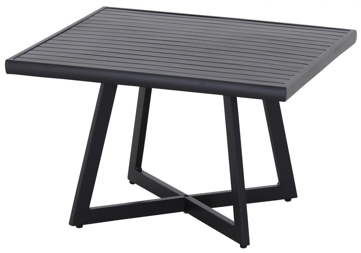 Siena Garden Loungetisch ca.70x70x45cm Anthrazit - Anthrazit, KONVENTIONELL, Metall (70/70/45cm) - Siena Garden