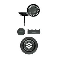 Ventilabdeckung 400069GUB Edelstahlfarben - Edelstahlfarben/Schwarz, Metall - Schock