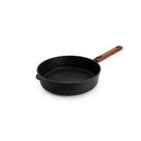 PATELNIA DO SMAŻENIA 1728WLCI-Q - antracytowy, Basics, metal (28cm) - WOLL