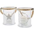 Lámpás Maggie - tiszta/szürke, üveg (12,5/17cm) - MÖMAX modern living