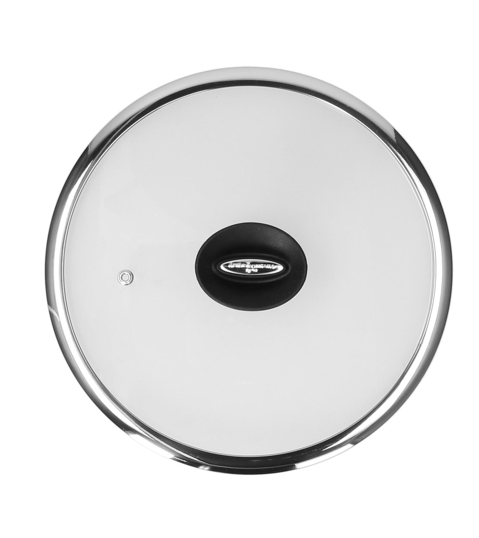 Capac Luxury cca. 24cm - transparent, Basics, sticlă (5/24/24cm) - Tognana
