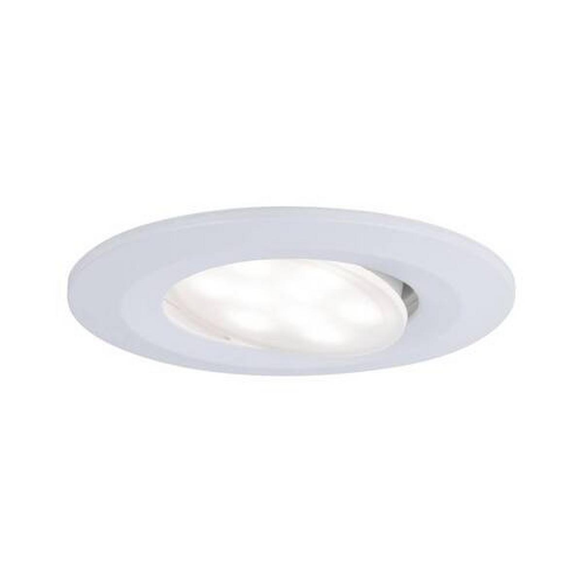 LED-Deckenleuchte Calla IP65 in Weiß max. 5,5 Watt - Weiß, Basics, Kunststoff (9cm) - Paulmann