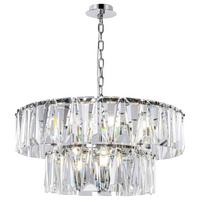 Pendelleuchte Puntes Chromfarben max. 40 Watt - Chromfarben, Basics, Glas/Metall (68/37/68cm) - MAYTONI