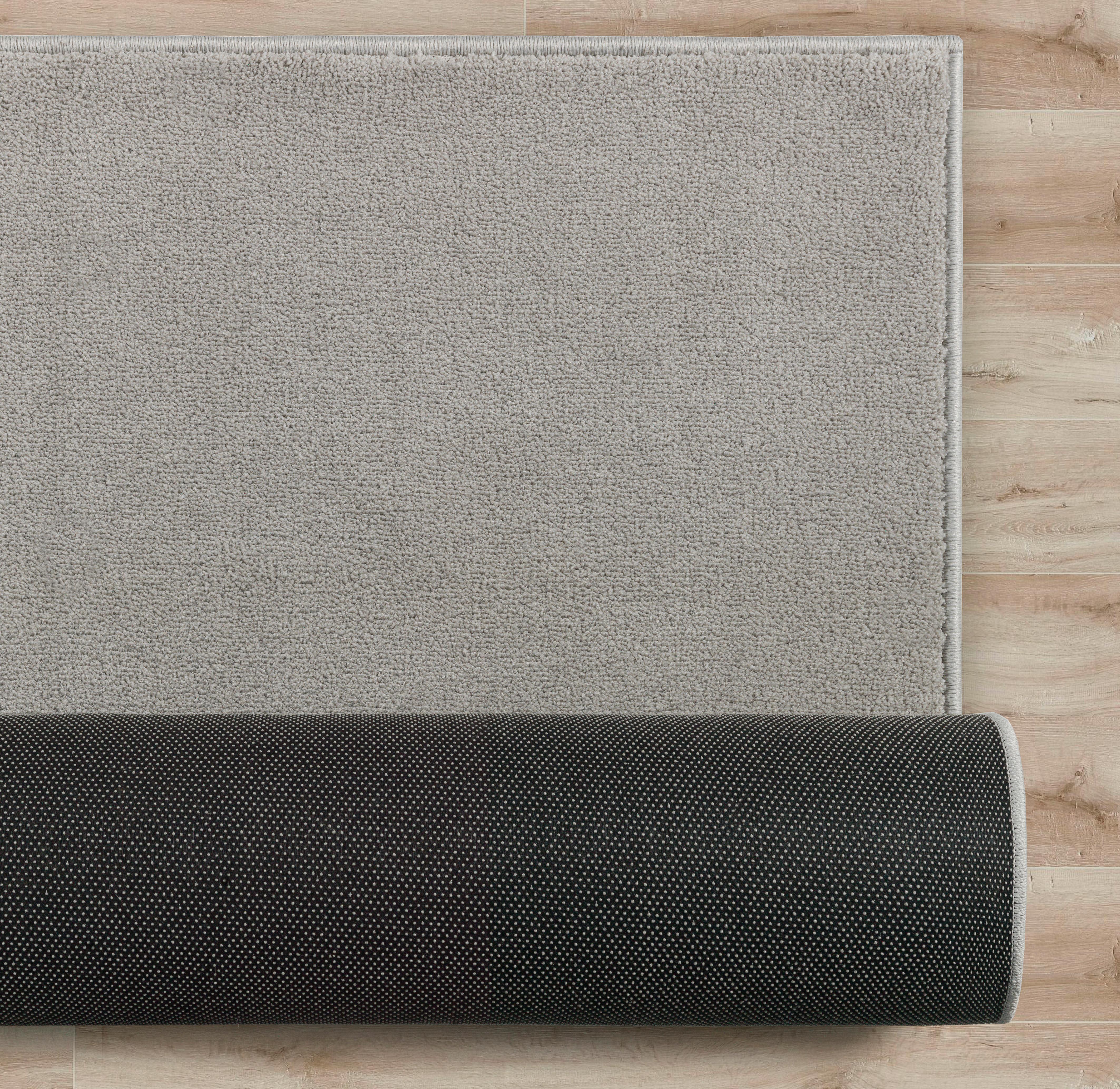 VÄVD MATTA SUSI - BASED - grå, Klassisk, textil (100/150cm) - Based
