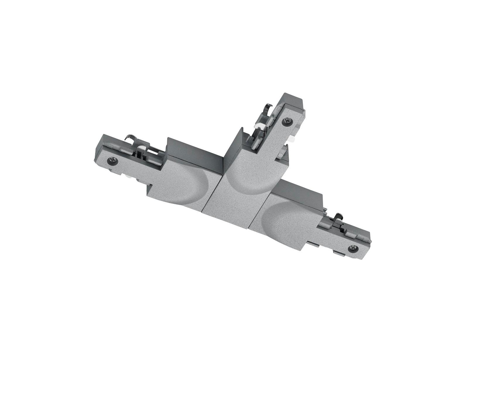 Schienensystem-Verbinder Duoline Titanfarben - Titanfarben, Basics, Kunststoff (17/2/9cm) - Trio Leuchten
