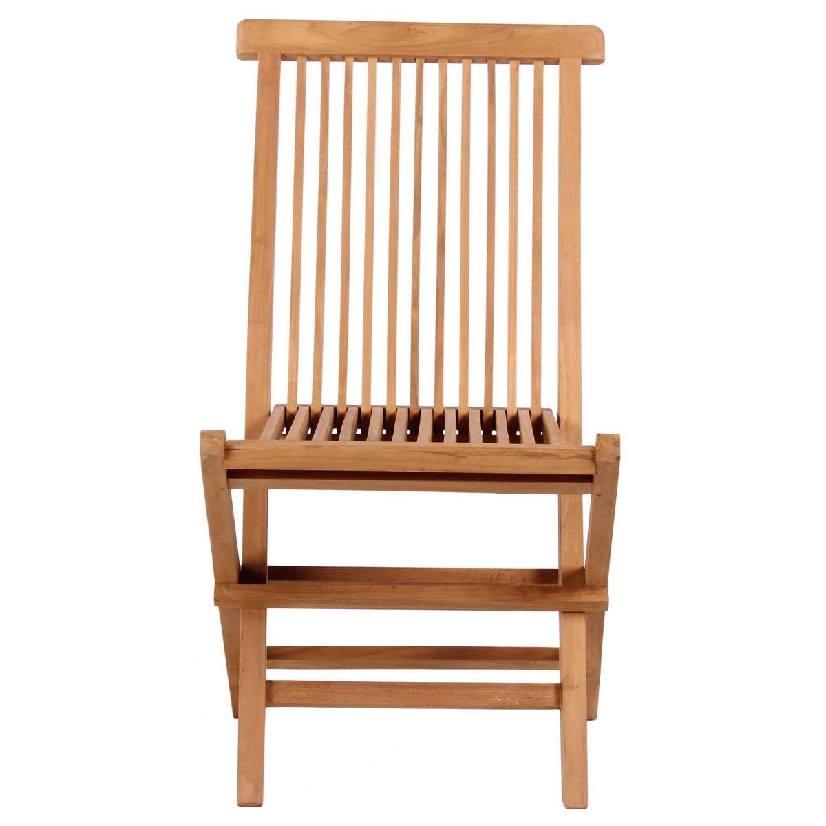 Gartensessel-Set Woodie 2er-Set Teak - Teakfarben, Basics, Holz (47/89/62cm) - Gardenson