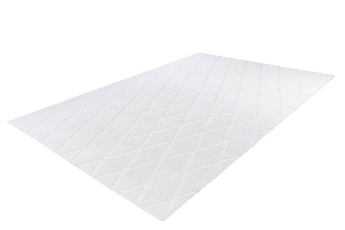 TEPPICH VIVICA 225 WEIß - Weiss, Konventionell, Textil (160/230cm) - Kayoom