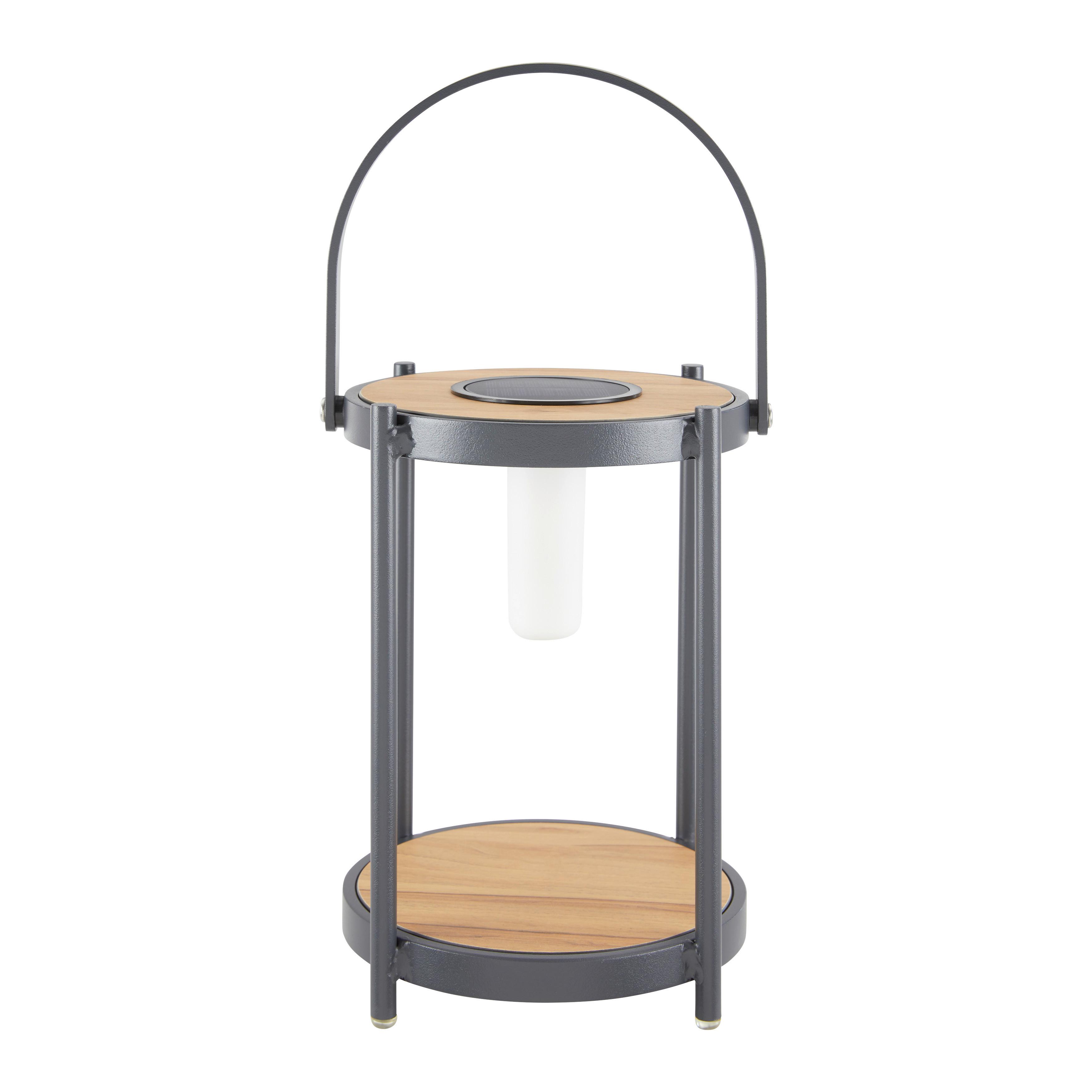 SOLCELLSLAMPA PIOLA - svart, Modern, metall/plast (20/29/20cm) - Bessagi Garden
