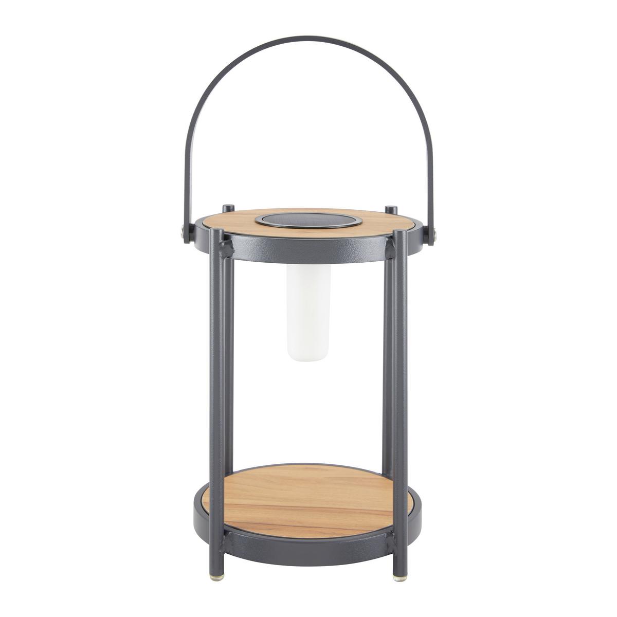 Solarleuchte Piola Schwarz Solar - Schwarz, MODERN, Kunststoff/Metall (20/29/20cm) - Bessagi Garden