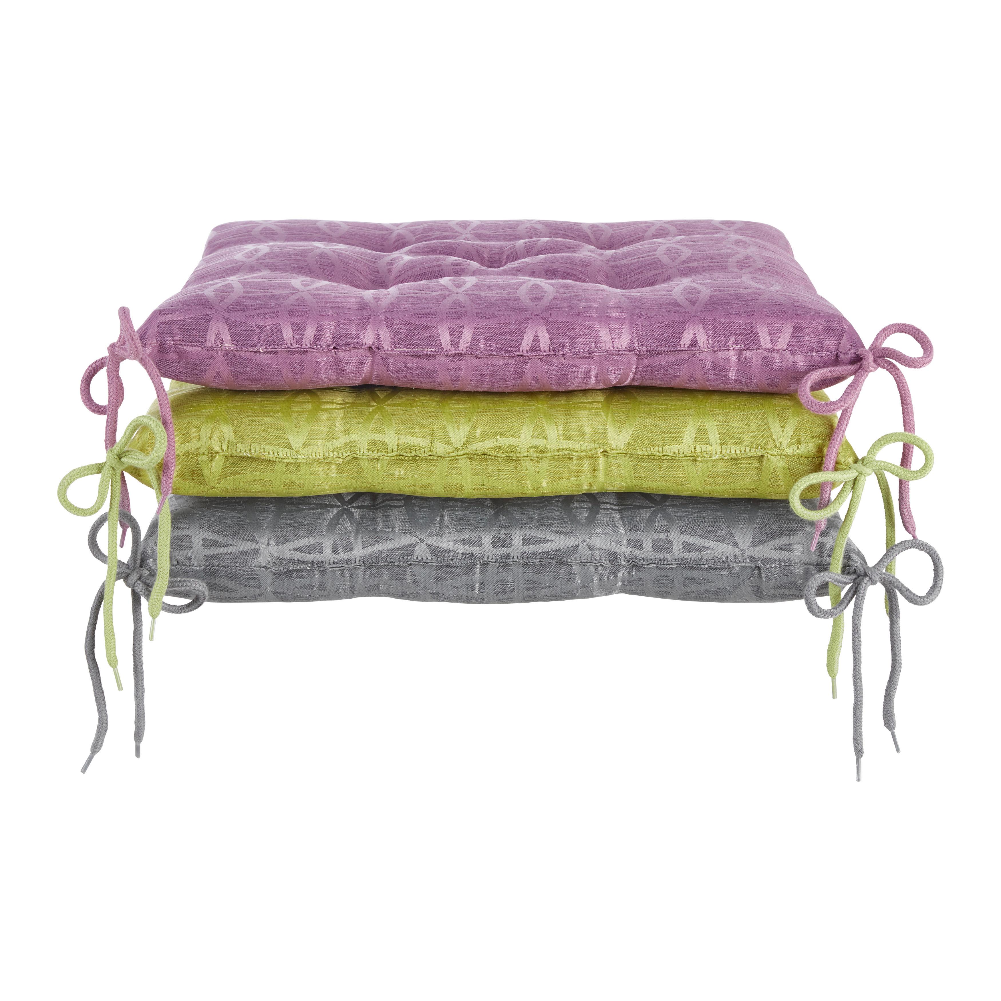 Pernă pentru șezut JACKIE - lila, Konventionell, textil (40/40/4cm) - Modern Living