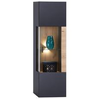 Vitrină suspendată Denver - culoare lemn stejar, Modern, material pe bază de lemn (40/135/33,6cm)