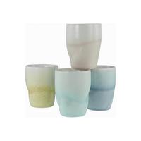 Set Skodelic Squeezy Maytime, 4-Delni - večbarvno, Basics, keramika (300ml) - Creatable