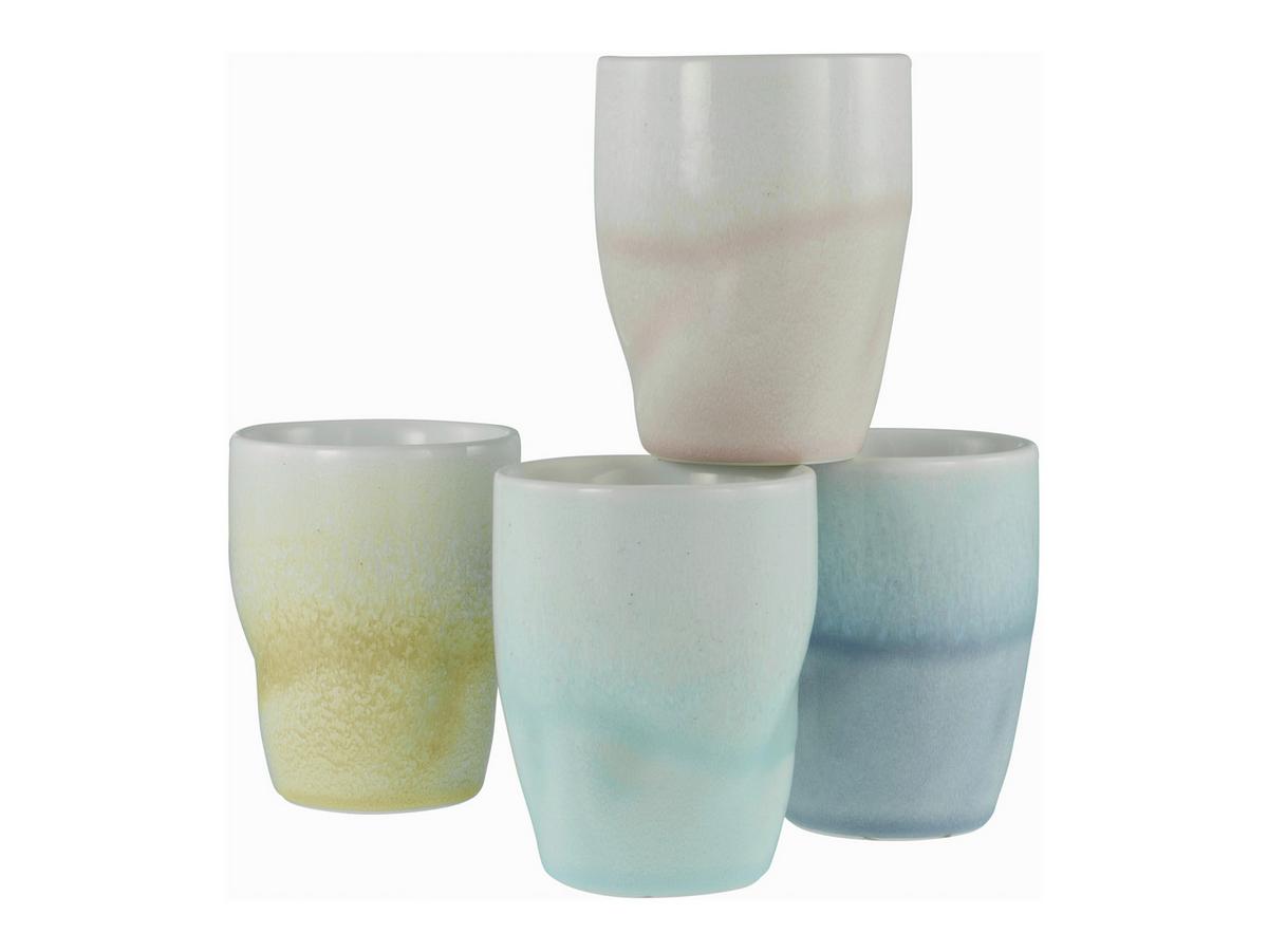 Set Skodelic Squeezy Maytime, 4-Delni - večbarvno, Basics, keramika (300ml) - Creatable