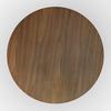 TABLE À MANGER RENE - couleur acacia/noir, MODERN, métal/bois (120/120/76cm) - Bessagi Home