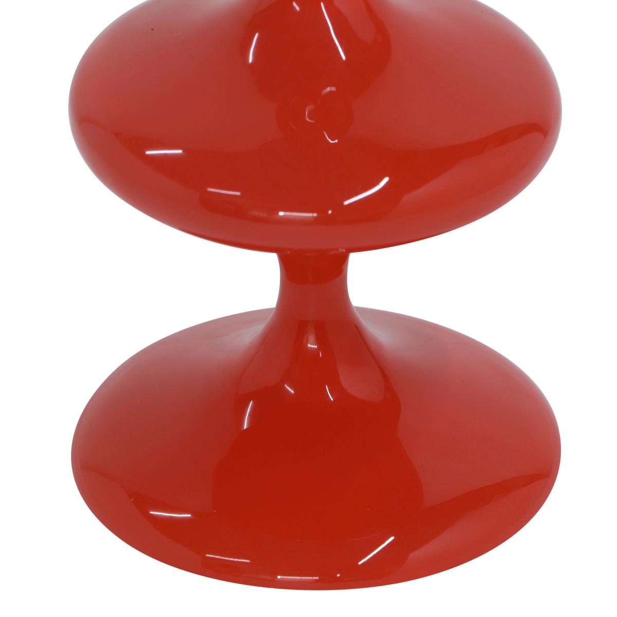 Stabzkerzenhalter Laureen Rot - Rot, Basics, Metall (11/19,5/11cm)