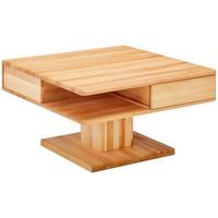 STOLIK KAWOWY LILL - kolor bukowy, Konventionell, drewno (80/80/47cm) - Linea Natura