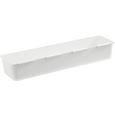Tárolodoboz Műanyag - Fehér, Műanyag (7,5/30cm) Tárolodoboz Műanyag - Fehér, Műanyag (7,5/30cm)