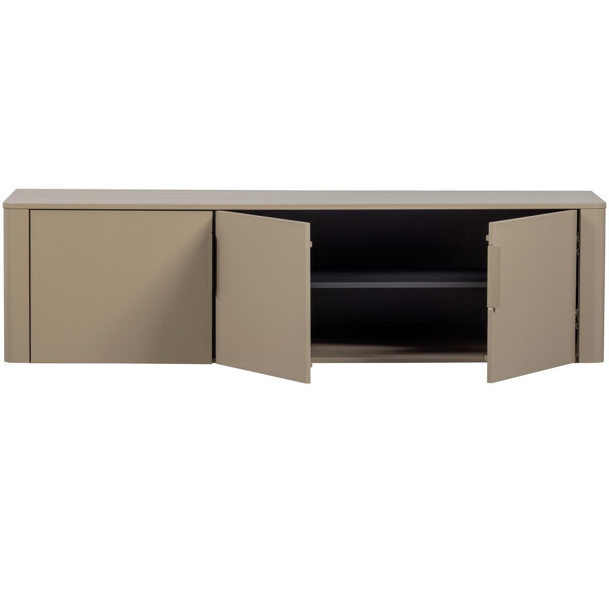 LOWBOARD Gunnar Schlammfarben B: 154cm - Schlammfarben, Design, Holz/Metall (154/56/44cm) - Livetastic