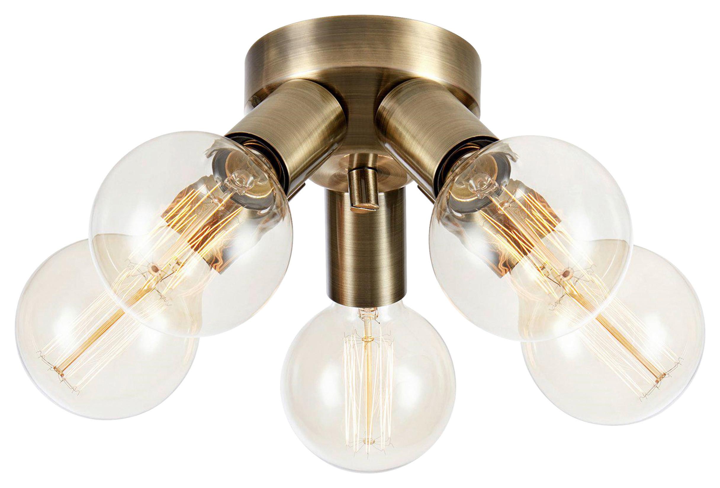 Deckenleuchte Mazzo Messingfarben max. 40 Watt - Messingfarben, Basics, Metall (21/21/10,5cm) - Markslöjd