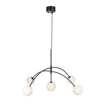 Pendelleuchte Heaven max. 18 Watt - Schwarz/Weiß, Basics, Glas/Metall (117cm) - Markslöjd