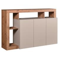 Komoda Dallas 3 - kašmir/hrast artisan, Konvencionalno, pločasti materijal (146/93/42cm) - Modern Living