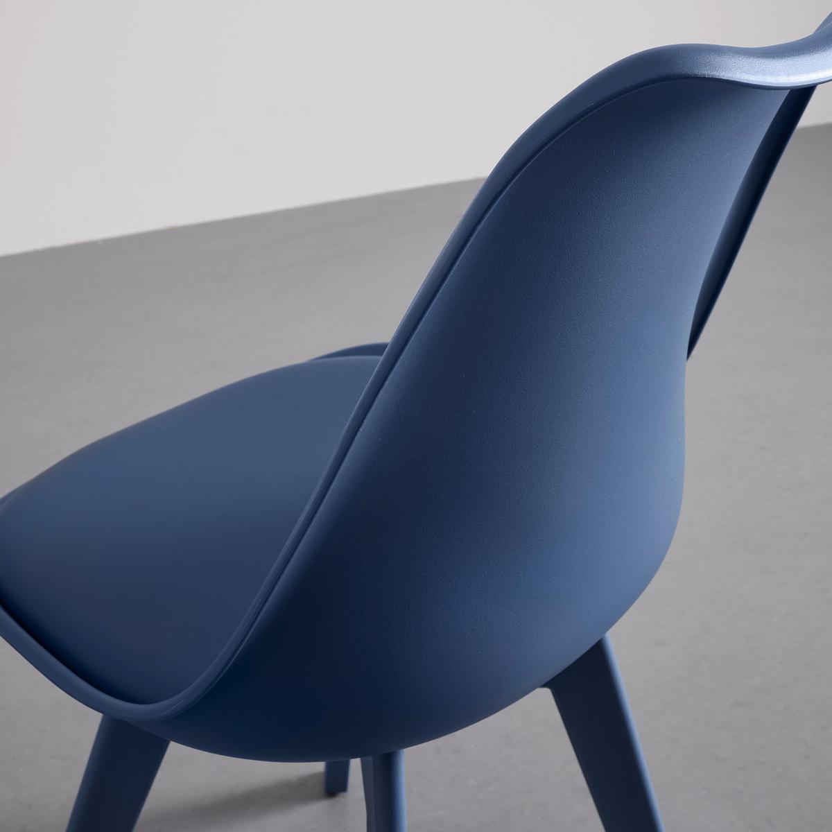 KRZESŁO MIA - niebieski, Modern, tworzywo sztuczne/tkanina (50/84/54cm) - Bessagi Home