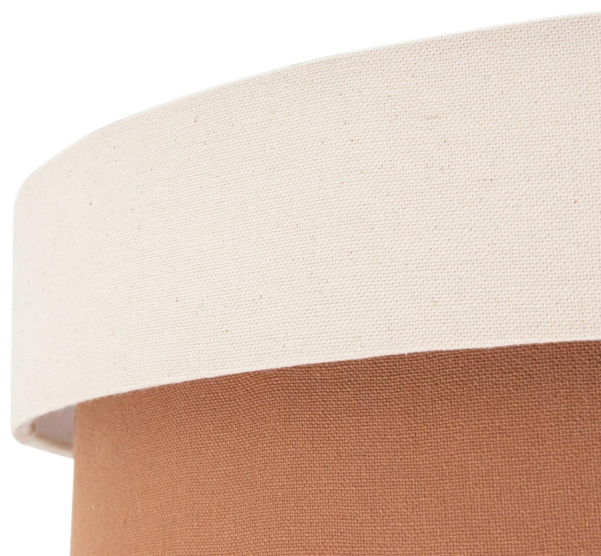 LAMPA SUFITOWA NOEMI - kremowy/terakota, Modern, tworzywo sztuczne/metal (45/13cm) - Novel