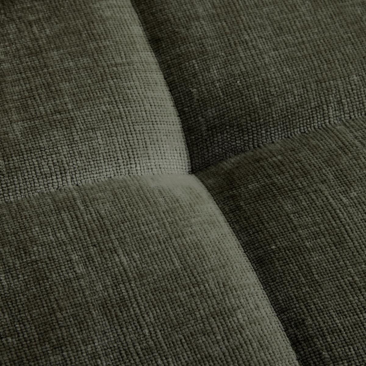 Bigsofa Matteo Olivgrün - Schwarz/Olivgrün, Modern, Holz (246/93/124cm) - Based