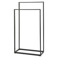 UCHWYT NA RĘCZNIK YURI - czarny, Basics, metal (45/20/84.5cm) - Aquanova