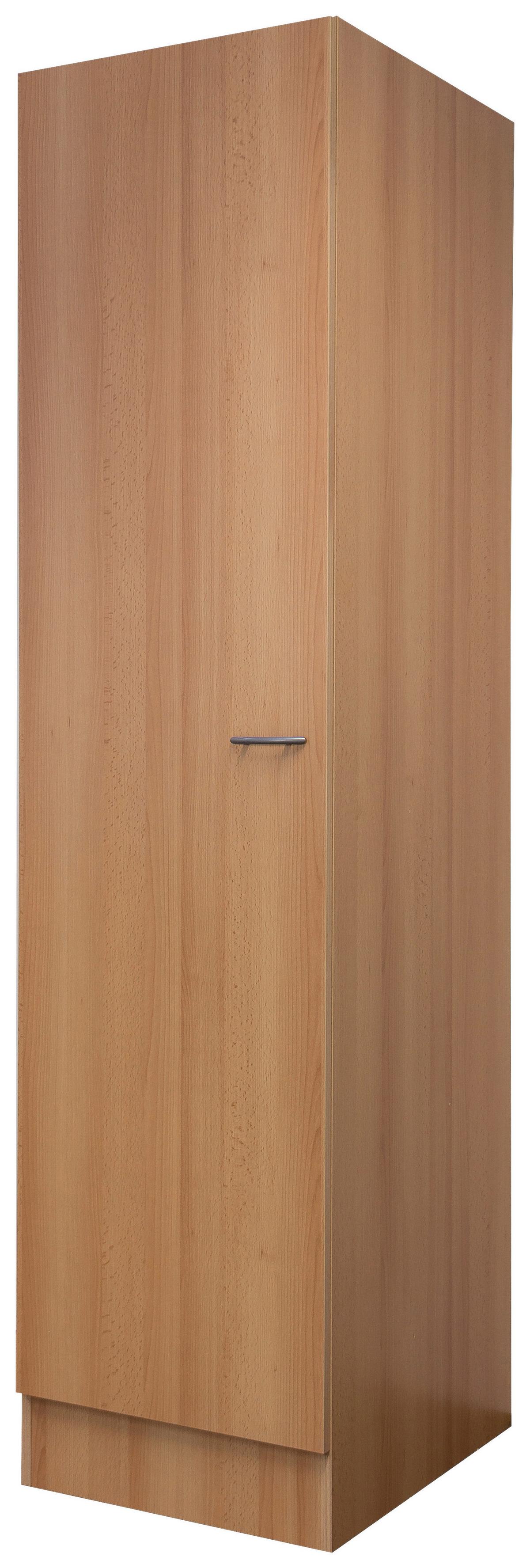 Geschirrschrank "Nano" , Buche - Edelstahlfarben/Buchefarben, MODERN, Holzwerkstoff/Kunststoff (50/200/57cm) - FlexWell