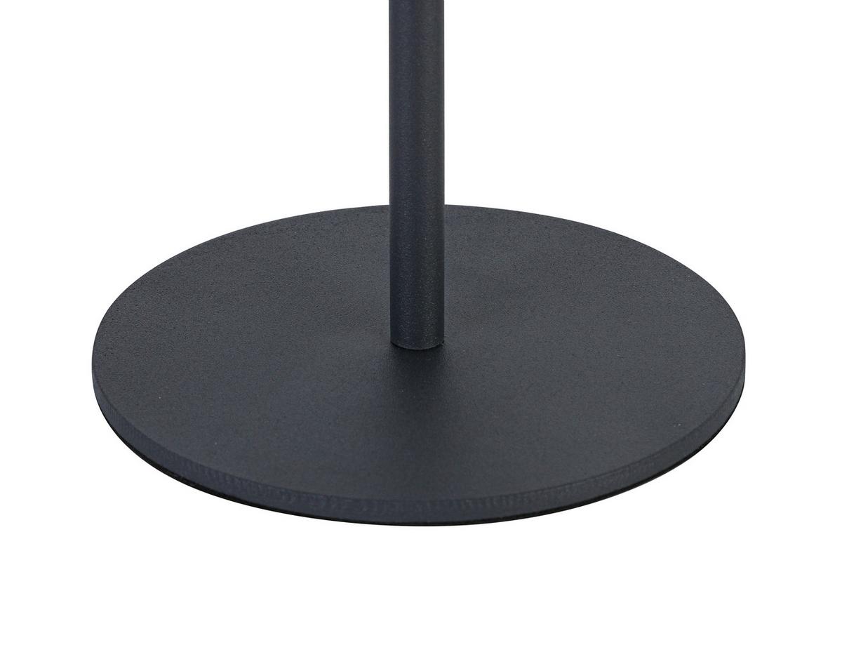 Solarleuchte Zitz Anthrazit max. 1,2 Watt - Anthrazit, KONVENTIONELL, Kunststoff (9/25cm) - Mömax