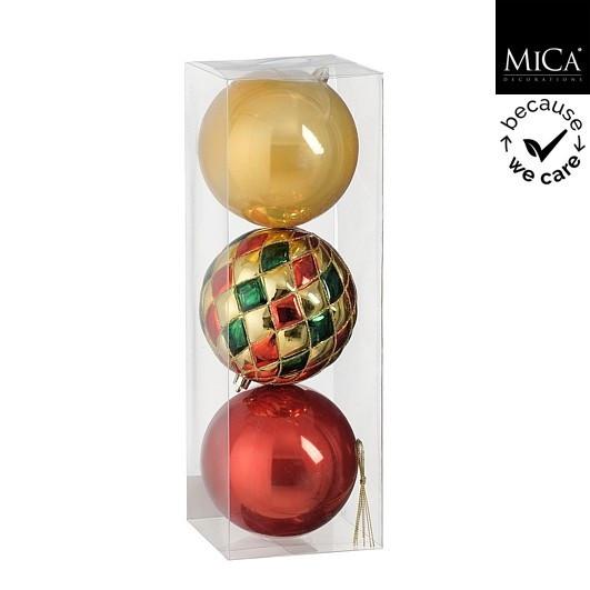 Set Kroglic Za Božično Jelko Xmas Classic - 3 Delni Set - Moderno (12cm) - Mömax