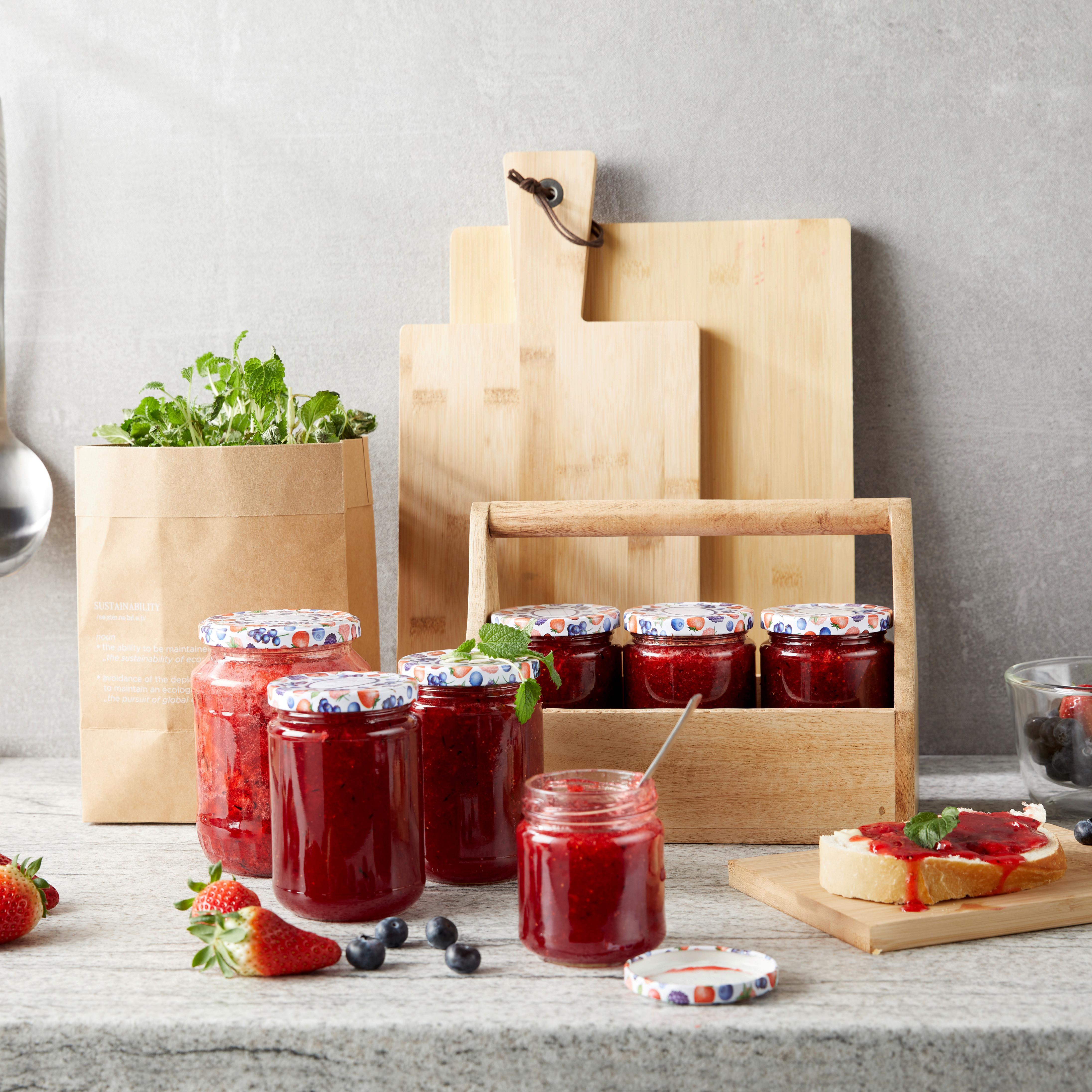 Befőttesüvegszett Basic - Konventionell, Üveg/fém (20/13/8cm)