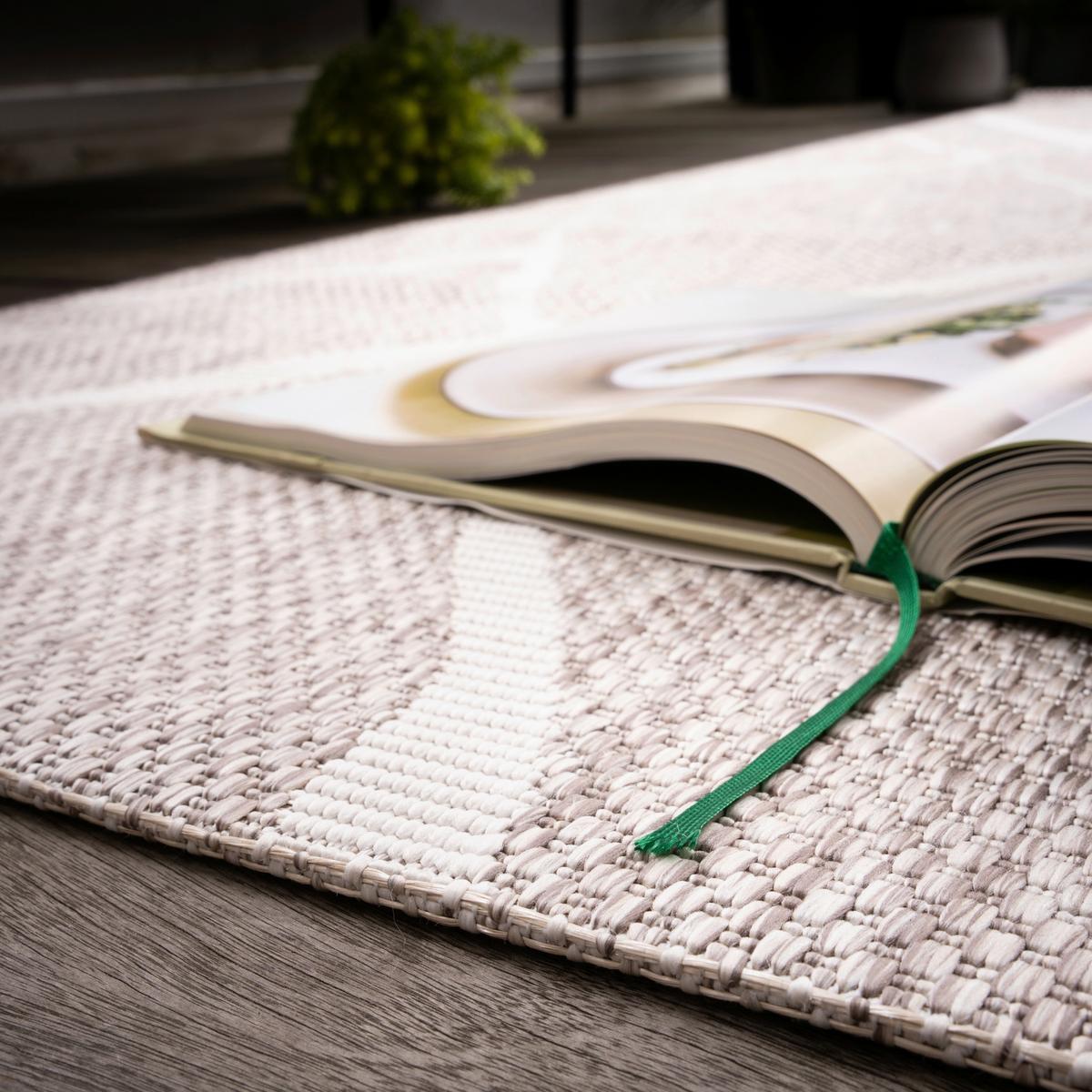 Flachwebeteppich My Tallinn 540 - Taupe, Design, Textil (120/170cm)