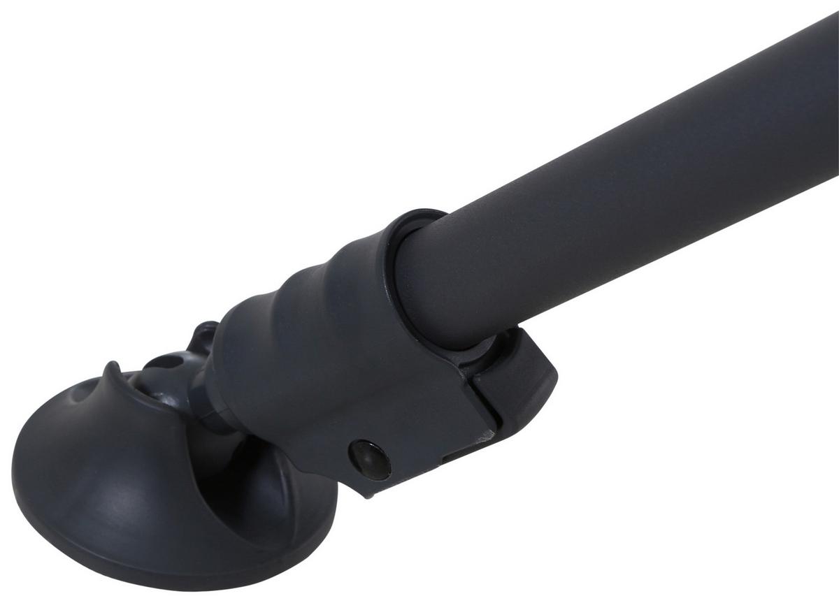 Campinghocker X-Form + klappbar - Anthrazit/Dunkelblau, KONVENTIONELL, Textil/Metall (66/47/52cm) - Siena Garden